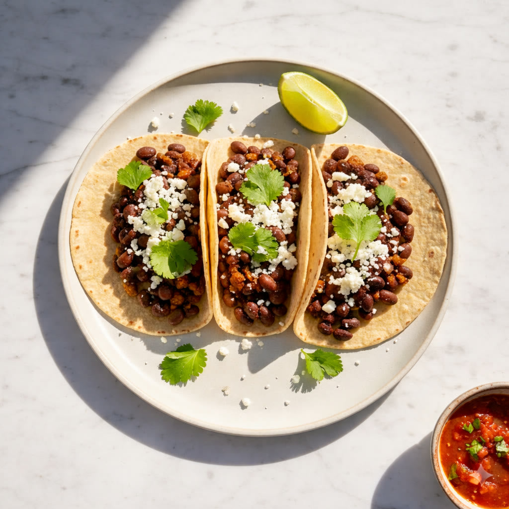 Taco meal ready to scan for FODMAPs